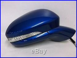 OEM 2017 2018 2019 FORD FUSION PASSENGER SIDE MIRROR WithSIGNAL BLIND SPOT BLUE