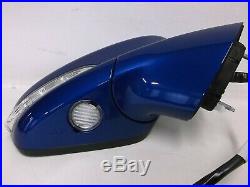 OEM 2017 2018 2019 FORD FUSION PASSENGER SIDE MIRROR WithSIGNAL BLIND SPOT BLUE