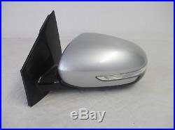 OEM 2017 KIA SPORTAGE LH LEFT DRIVER SIDE SILVER EXTERIOR MIRROR with BLIND SPOT