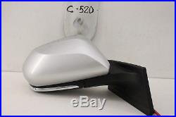 OEM DOOR MIRROR TOYOTA PRIUS 16 17 18 RH SIGNAL without blind spot NICE SILVER