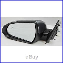 OEM Factory Side View Door Mirror Blind Spot LH Left Gray For Hyundai Elantra
