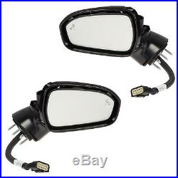 OEM NEW Right & Left Rear View Mirror with Turn Signal Blind Spot 13-17 Fusion