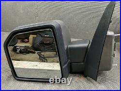 Oem 2015-2020 Ford F150 Left Door Mirror Led Blind Spot Camera Power Fold Gray