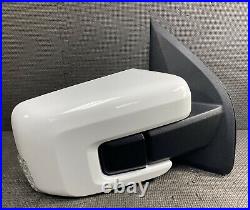 Oem 2021 Ford F150 Passenger Blind Spot Door Mirror Power Fold Oxford White
