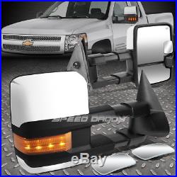 POWER HEAT TOW MIRROR WithLED SIGNAL+BLIND SPOT SQUARE CONVEX FOR 99-02 GMT800