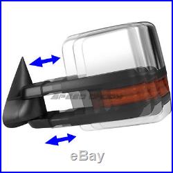 POWER HEAT TOW MIRROR WithLED SIGNAL+BLIND SPOT SQUARE CONVEX FOR 99-02 GMT800