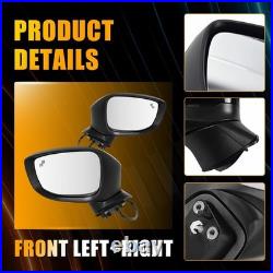 Pair For Mazda CX-5 2017-2022 Black Door Wing Mirror Heated Electric 9Wires UK