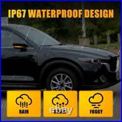 Pair For Mazda CX-5 2017-2022 Black Door Wing Mirror Heated Electric 9Wires UK