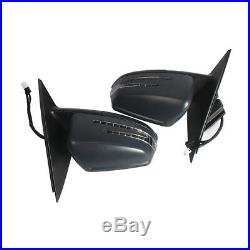 Pair Heated Wing Side Rearview Mirror Assembly Fit Benz C-Class W204 08-14 L+R