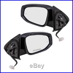 Pair Power Mirrors Heated Signal Blind Spot Detection for 16-19 Toyota Tacoma