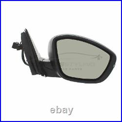 Peugeot 208 2019- Door Wing Mirror Power Folding With Blind Spot Drivers Side