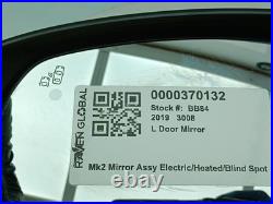 Peugeot 3008 Door Mirror Left Side Blindspot Powerfold 1635224480 Mk2 2016-2024