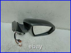 Peugeot 3008 Door Mirror Right Black Blind Spot Mk2 2016-2024 1635223880