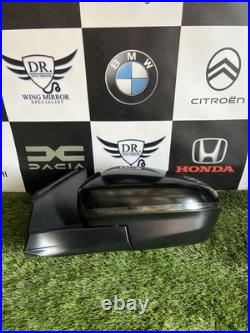 Peugeot 5008 2017-2024 Passenger Side Wing Mirror Power Folding Blind Spot Black