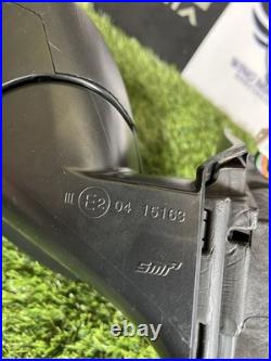 Peugeot 5008 2017-2024 Passenger Side Wing Mirror Power Folding Blind Spot Black