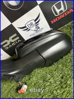 Peugeot 5008 2017-2024 Passenger Side Wing Mirror Power Folding Blind Spot Black