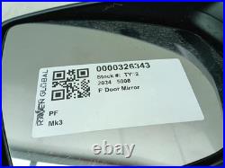 Peugeot 5008 Door Mirror Right Black 1635223880 Mk2 2017-2024