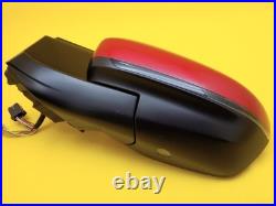 Peugeot 5008 Mk2 P87 2017-2024 Wing Mirror Power Fold Blind Spot Red Left Side