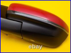 Peugeot 5008 Mk2 P87 2017-2024 Wing Mirror Power Fold Blind Spot Red Left Side