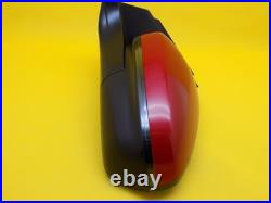 Peugeot 5008 Mk2 P87 2017-2024 Wing Mirror Power Fold Blind Spot Red Left Side