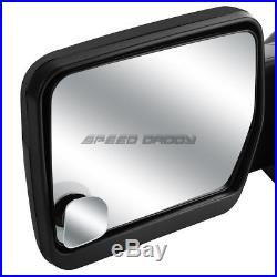 Power Heat Tow Mirror Side Led Signal+2 Blind Spot Corner Convex For 04-14 F150