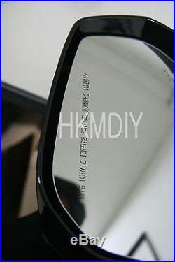 RH Passenger Seet Auto Folding Side Mirror B/S For 2014 2015+ Hyundai Santa Fe