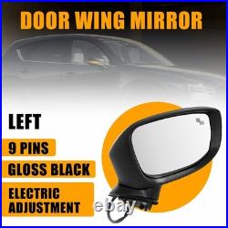 RH Right Side Door Wing Mirror Heated Electric Black For Mazda CX-5 2017-2022 UK