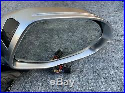 RIGHT SIDE DOOR MIRROR ALUMINUM FINISH WithBLIND SPOT OEM 12-17 AUDI A7 S7 RS7 4.0