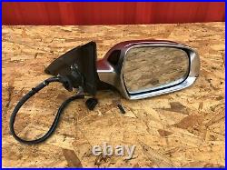RIGHT SIDE DOOR MIRROR ASSEMBLY MANUAL FOLDING WithBLIND SPOT 09-15 AUDI A4 S4
