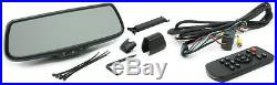 ROSTRA 7.3 Widescreen Display Mirror withBackup Camera & TWO Blind Spot Cameras
