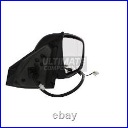 CDM Left Side Wing Mirror Cover – For Renault Kadjar 2015-2024 – Black – Taiwan Made