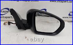 Right Door Mirror Vauxhall Grandland X Black Gloss Powerfold/blind Spot Alert