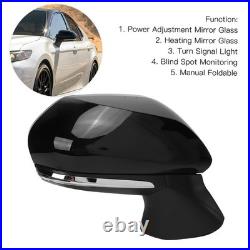 (Right)Power Heated Mirror Weatherproof Scratch Resistant Blind Spot Monitoring