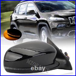Right Rear View Wing Mirror For Jeep Cherokee 2014-18 Folding Heated Blind Spot
