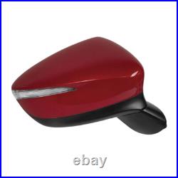 Right Side Door Mirror Blind Spot Turn Signal For Mazda CX-5 CX5 2015-2017 Red