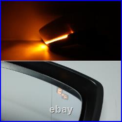 Right Side For Mazda 6 17-21 White Door Wing Mirror Blind Spot Electrical Heated
