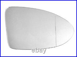 Right Side Wide Angle Wing Mirror Glass Fits Vw Golf Mk7 2012-2021
