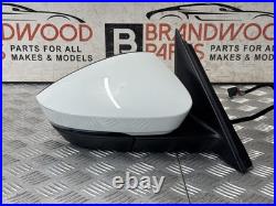 Skoda Kodiaq 2024 Driver Side Wing Mirror Power Fold /heated In White S9r Skoda Kodiaq 2024 Driver Side Wing Mirror Power Fold /heated In White S9r