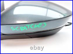 Skoda Superb Mk3 B8 2017 Estate Wing Mirror Power Fold Blind Spot Left Side Grey