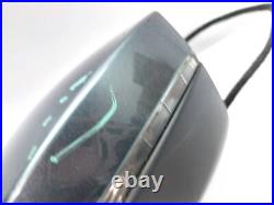 Skoda Superb Mk3 B8 2017 Estate Wing Mirror Power Fold Blind Spot Left Side Grey