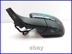 Skoda Superb Mk3 B8 2017 Estate Wing Mirror Power Fold Blind Spot Left Side Grey