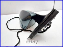 Skoda Superb Mk3 B8 2017 Estate Wing Mirror Power Fold Blind Spot Left Side Grey