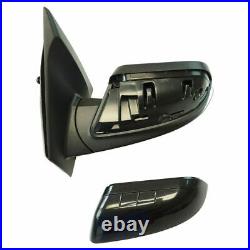 TRQ Exterior Power Heated Puddle Light with Blind Spot & Memory Signal Mirror LH