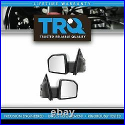TRQ Mirror Power Folding Heated Memory Signal Blind Spot Puddle Chrome Pair