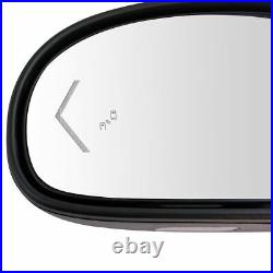 TRQ Mirror Power Folding Heated Signal Memory Blind Spot Puddle Chrome LH for GM