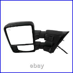 Tow Mirror For 2008 2009 Ford F250 Super Duty Left Side Power Heated Blind Spot