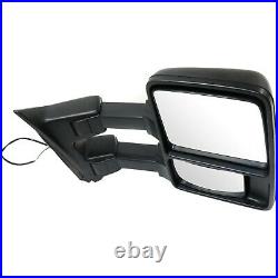 Tow Mirror For 2011 2012 Ford F-450 Super Duty Right Side Manual Fold Blind Spot