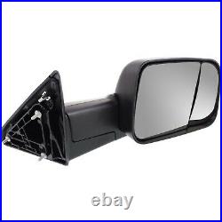 Tow Mirror For 2013 2015 2018 Ram 1500 Passenger Side Manual Fold Blind Spot
