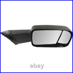 Tow Mirror For 2013 2015 2018 Ram 1500 Passenger Side Manual Fold Blind Spot