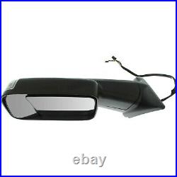 Tow Mirror For 2013 2018 Ram 2500 Driver Side Power Fold Heat Blind Spot Glass